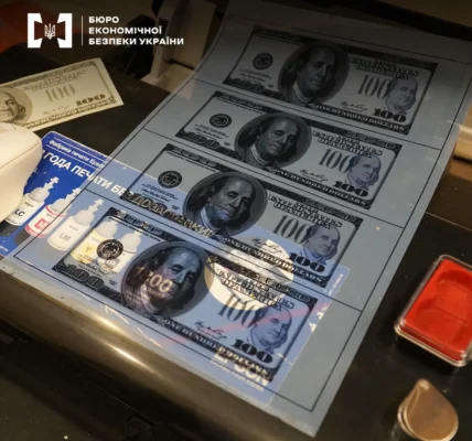 У Києві викрили фальшивомонетників: друкували фальшиві долари та гривні