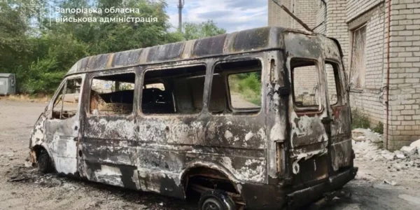 У Запорізькій області російський дрон атакував цивільну автівку