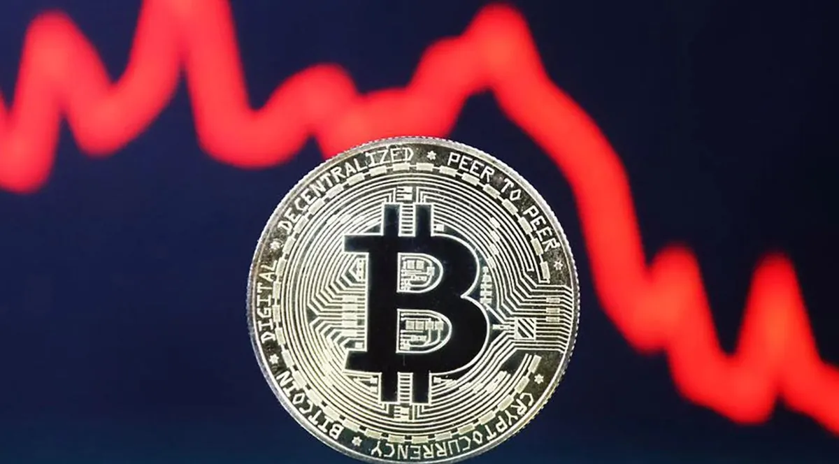 Ціна біткойна досягла 2-місячного мінімуму у близько 107 тис доларів на тлі очікування даних щодо зайнятості в США