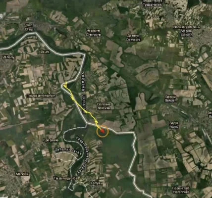 Двічі порушив держкордон України: у Генштабі показали маршрут руху угорського дрона
