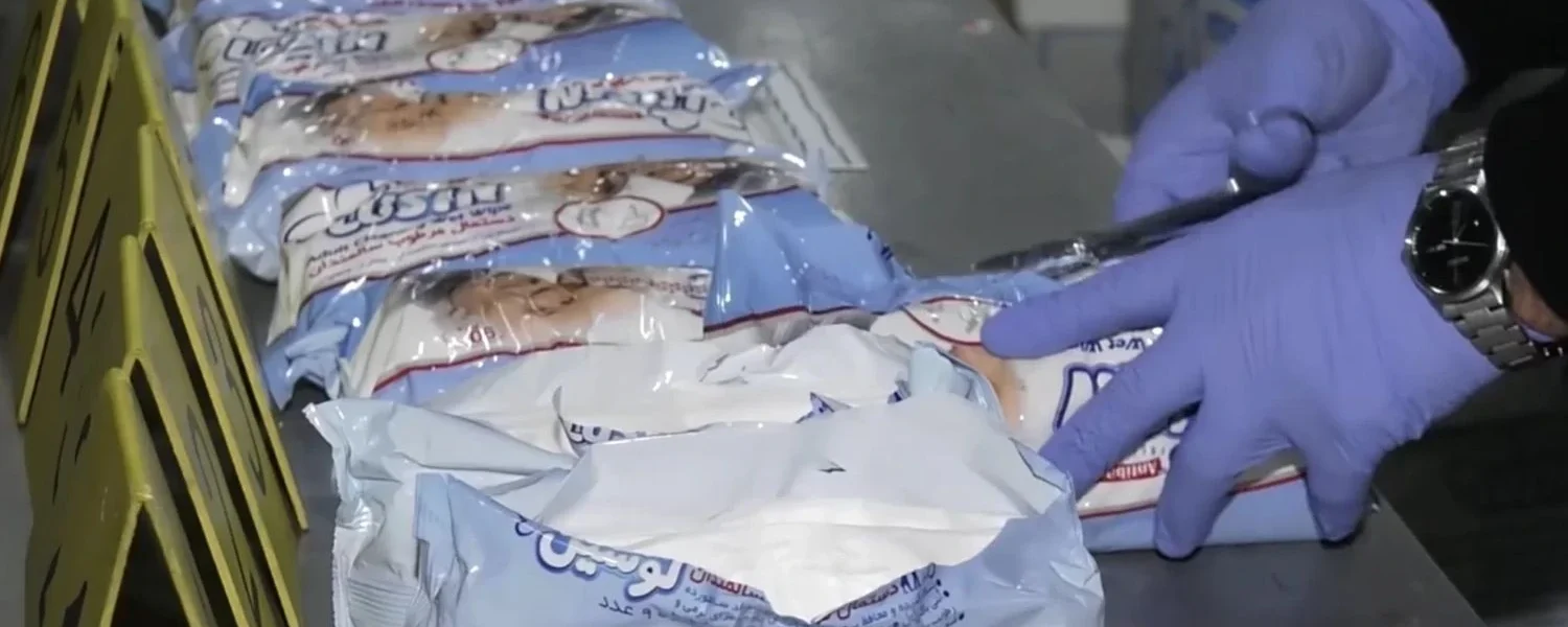 У Грузію ввезли 250 кг героїну під виглядом вологих серветок