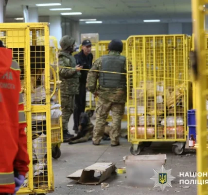 За вибух на пошті у Києві затримали 40-річного чоловіка: він робив