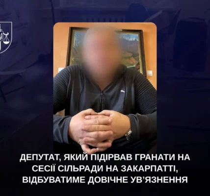 Верховний Суд залишив у силі довічний вирок депутату, який підірвав гранати на сесії сільради на Закарпатті