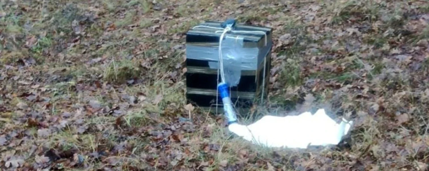 На Волині виявили повітряну кулю з білоруською контрабандою на шляху до ЄС