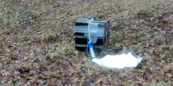 На Волині виявили повітряну кулю з білоруською контрабандою на шляху до ЄС