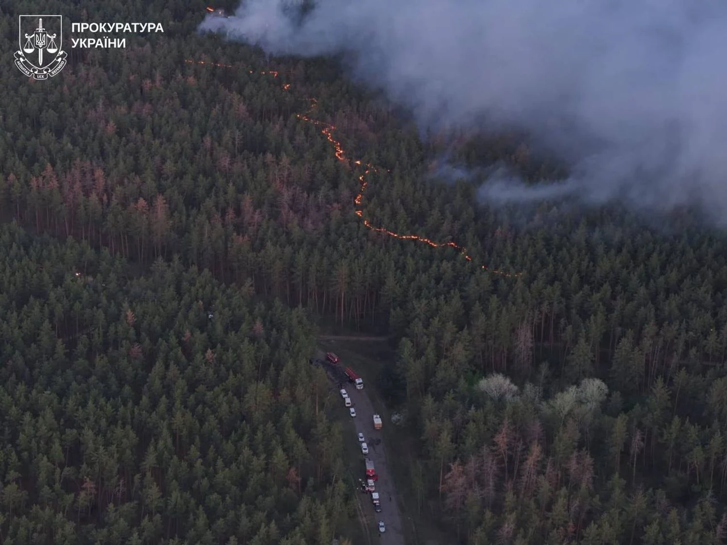 Чоловік отримав підозру за масштабну природну пожежу на сотнях гектарів на Харківщині через недопалок