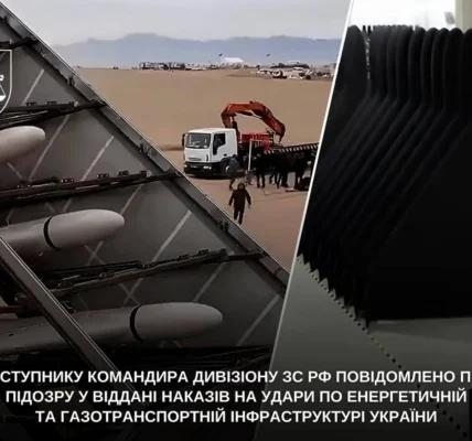 Наказував бити по енергетичній та газотранспортній інфраструктурі України: заступнику командира дивізіону зс рф повідомили про підозру