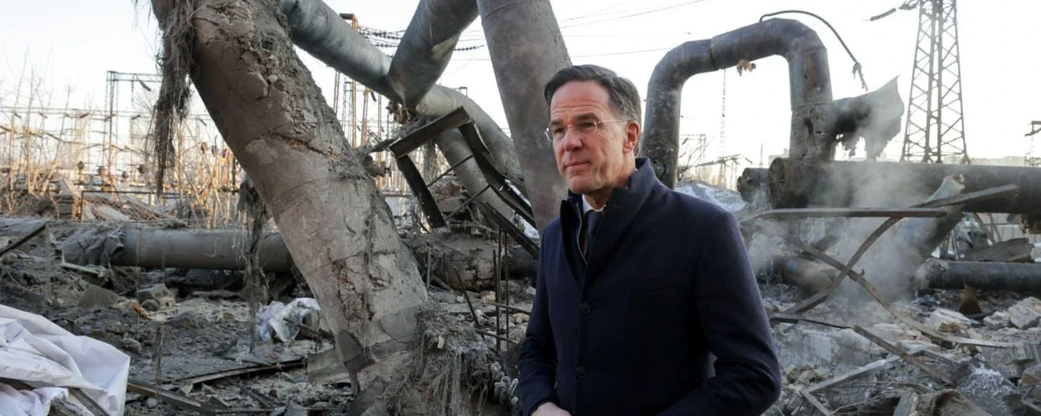 Генсек НАТО Рютте відвідав київську ТЕЦ, яку вночі атакувала росія