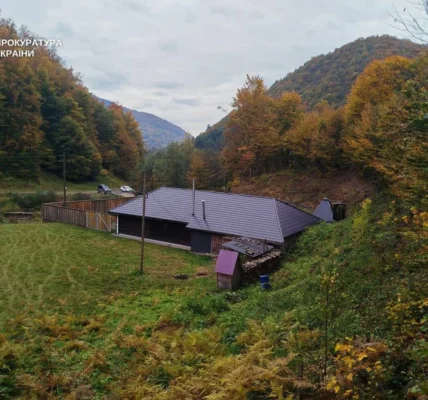 Лісничий на Закарпатті збудував собі маєток на самовільно захопленій ділянці