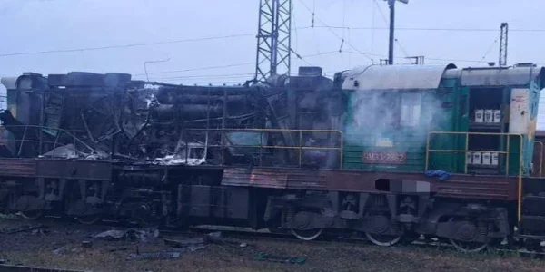 росія пошкодила чотири локомотиви на залізниці за два дні масованих атак