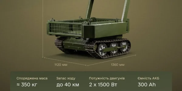 Може евакуювати двох поранених одночасно: роботизований медевак Vepr допустили до бойової роботи