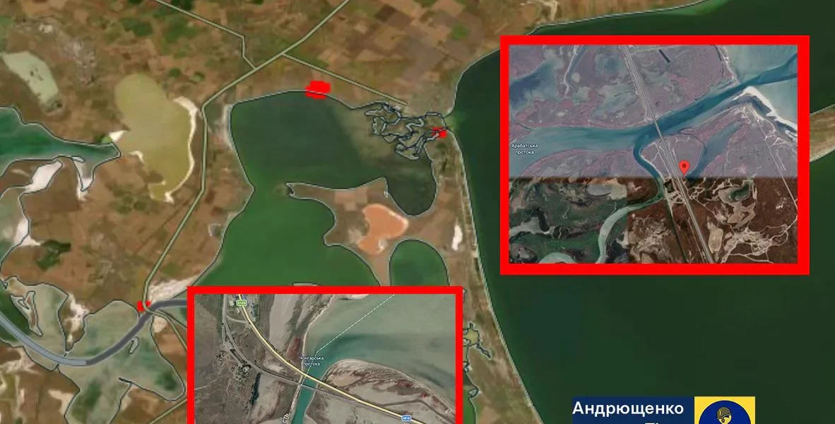 На окупованій Херсонщині фіксують нові ураження мостів на шляху до Криму